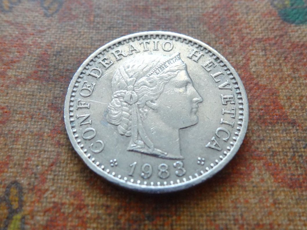 Tutti le monete: 20 Rp. 1983 – Usato da Romanel-sur-Lausanne venduto da Swift13