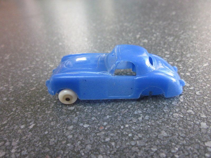 MG Modellini d'auto: "Groschenauto" MG, blau Kunsstoff, W.Germany – Usato da Bischofszell venduto da Pfau0 1