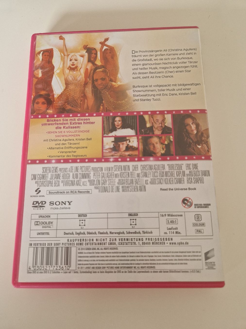 Tutti i DVDs: DVD Burlesque – Usato da Emmenbrücke venduto da alexa1983 1
