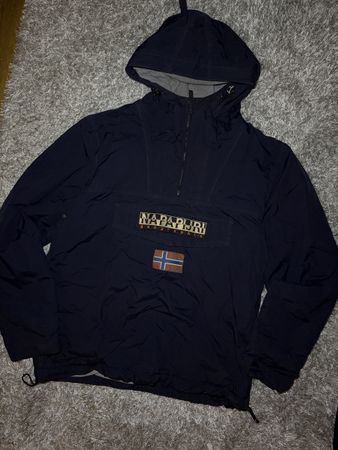 Napapijri Anorak Jacket Size XL Fleece Lined