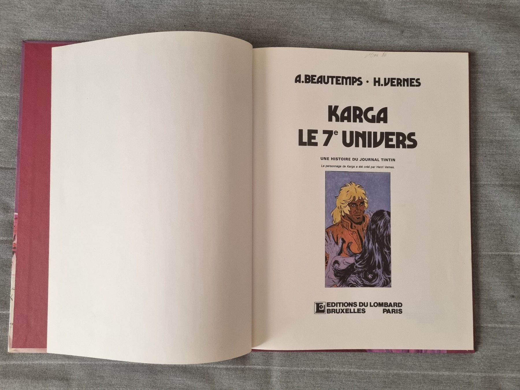 Fumetti: Karga Le 7e Univers Edition de 1986 – Usato da Carouge GE venduto da serginho22 1