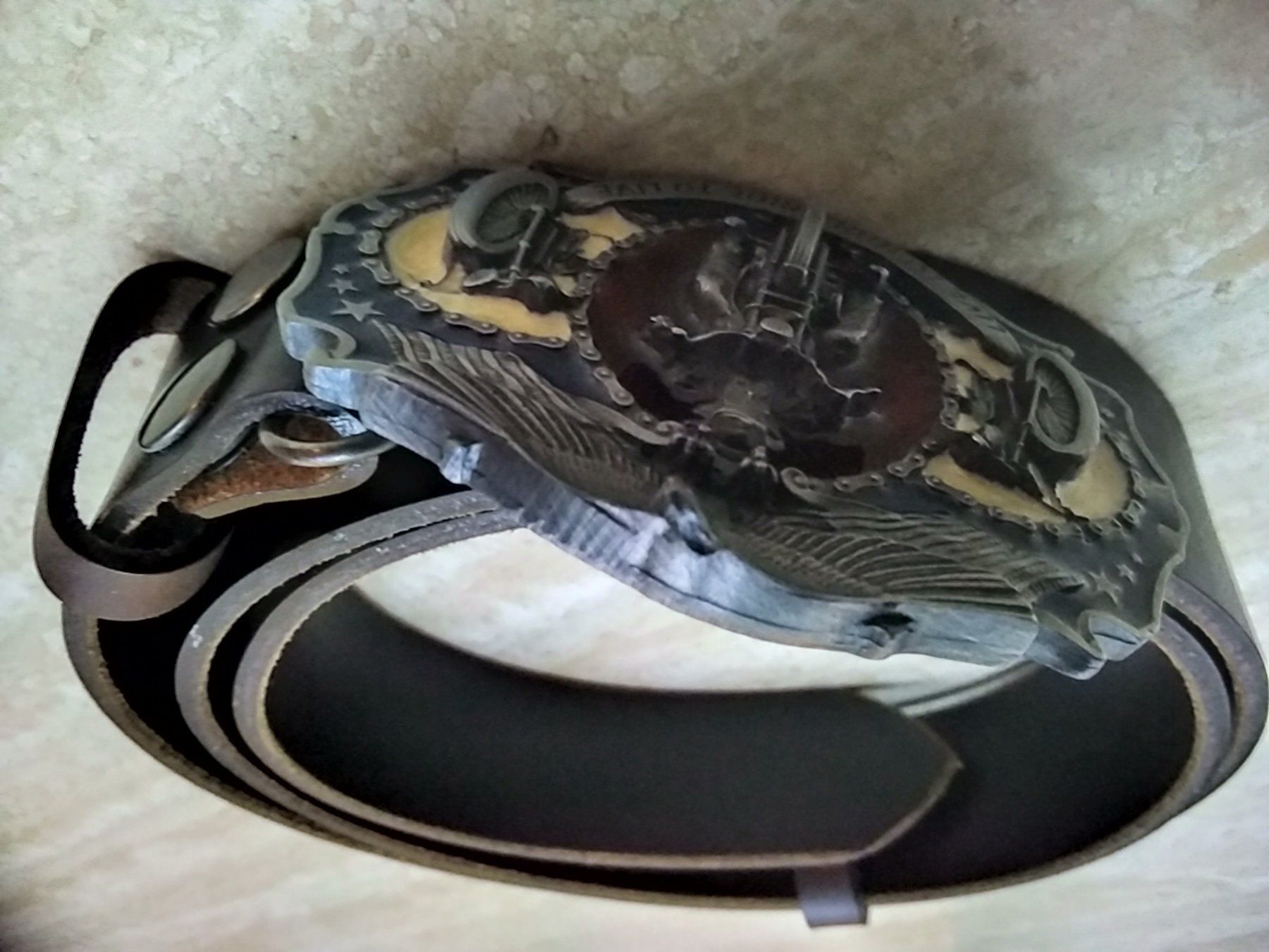 Cinture: Ceinture Biker Bergamot CUIR – Nuovo (secondo la descrizione) da Courgenay venduto da Lolam 5