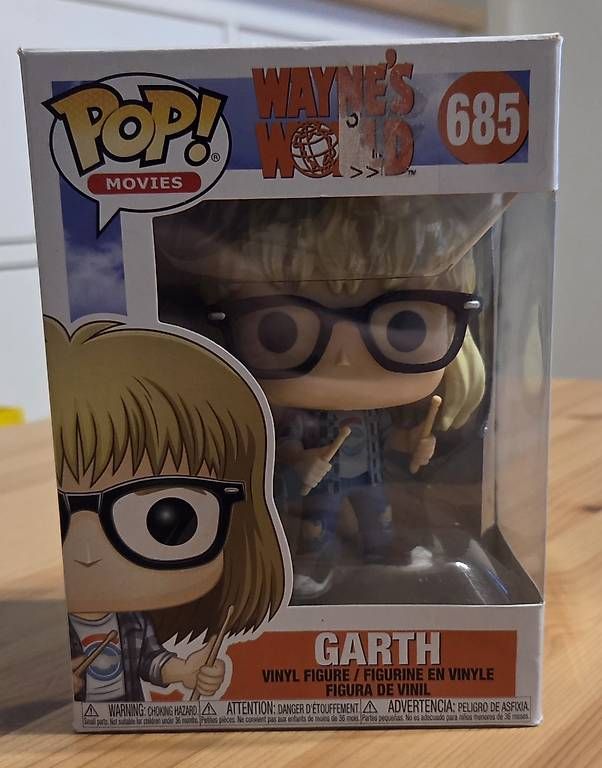 Figuren: Funko Pop Movies - Wayne's World #586 Garth – Gebraucht aus Lenzburg von Djroc