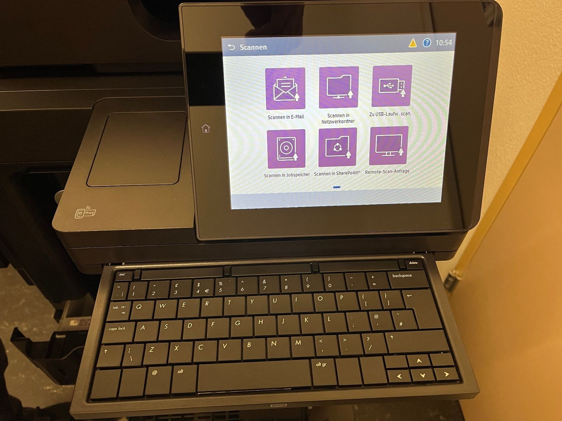 Hewlett Packard Drucker: HP LaserJet Enterprise Flow M630z Top A4 Multifunktionsgerät – Gebraucht aus Glattbrugg von copytron 5