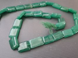 Aventurin grüner chiclets ca.10x7mm 1 Strang