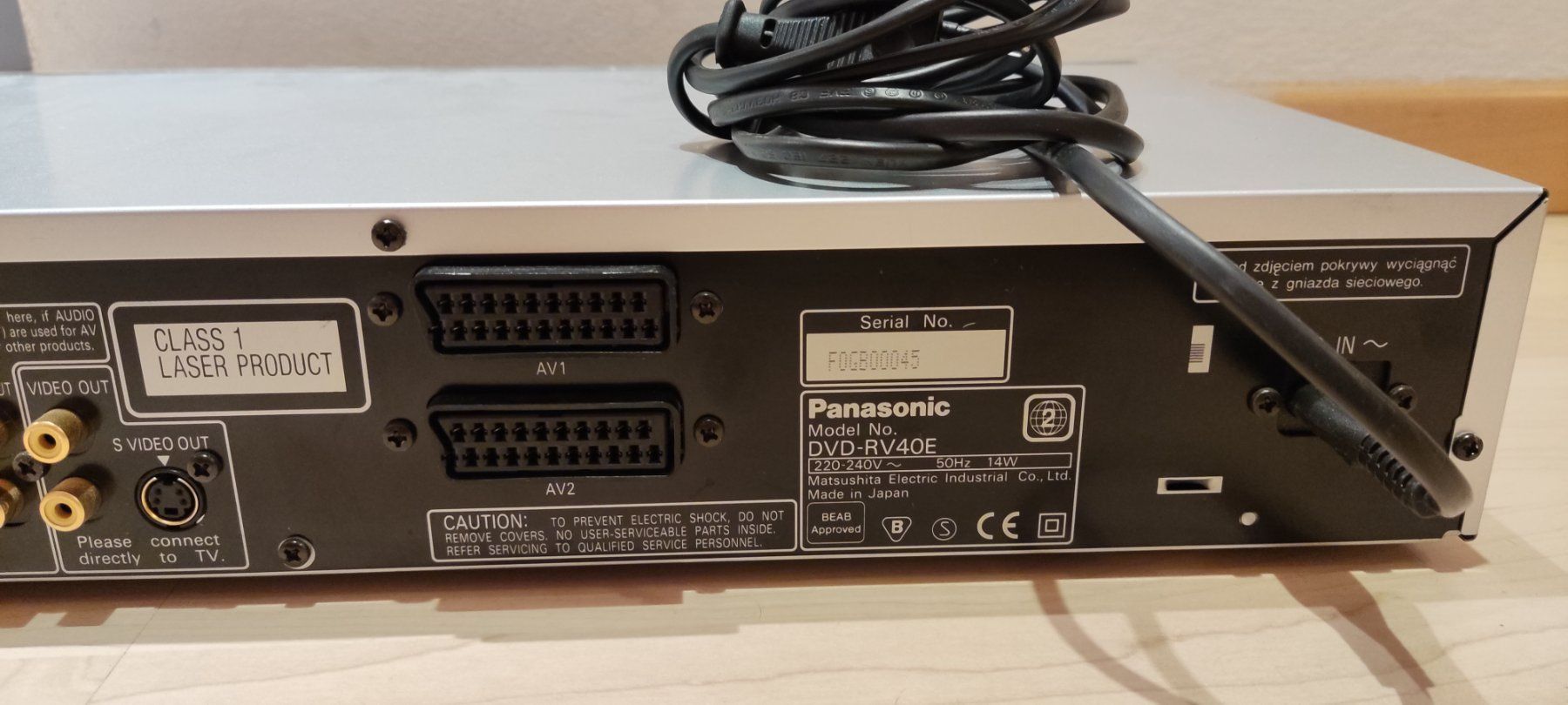 Panasonic Lecteur multimedia & Streamer: DVD-Player DVD-RV40 von PANASONIC – D'occasion à Schongau par Retro_Shop 5