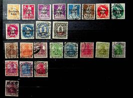 ALLEMAGNE DETSCHES REICH TIMBRES OBLITÉRÉS 1920-21 / T984