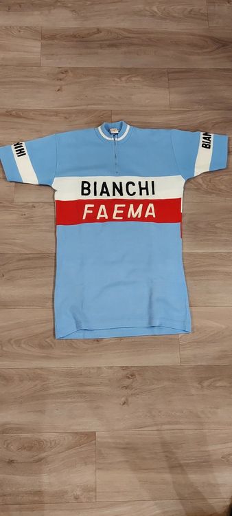 Casquette Bianchi Faema 1978/9 - Vintage Vélo Ancien - Blanc