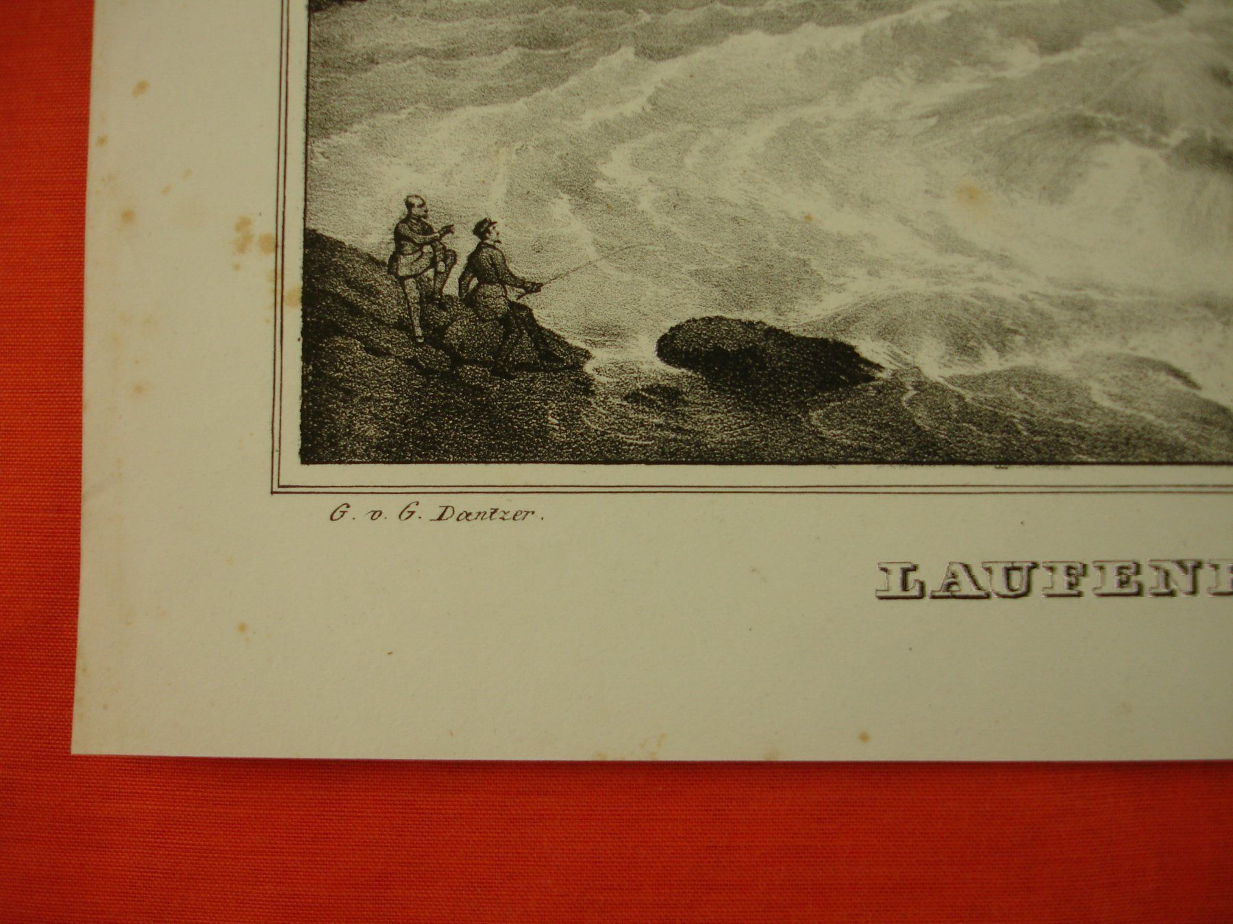 Arts picturaux & lithographies: LAUFENBURG, LITHOGRAPHIE UM 1840 – D'occasion à Grüningen par Kartensammler 4