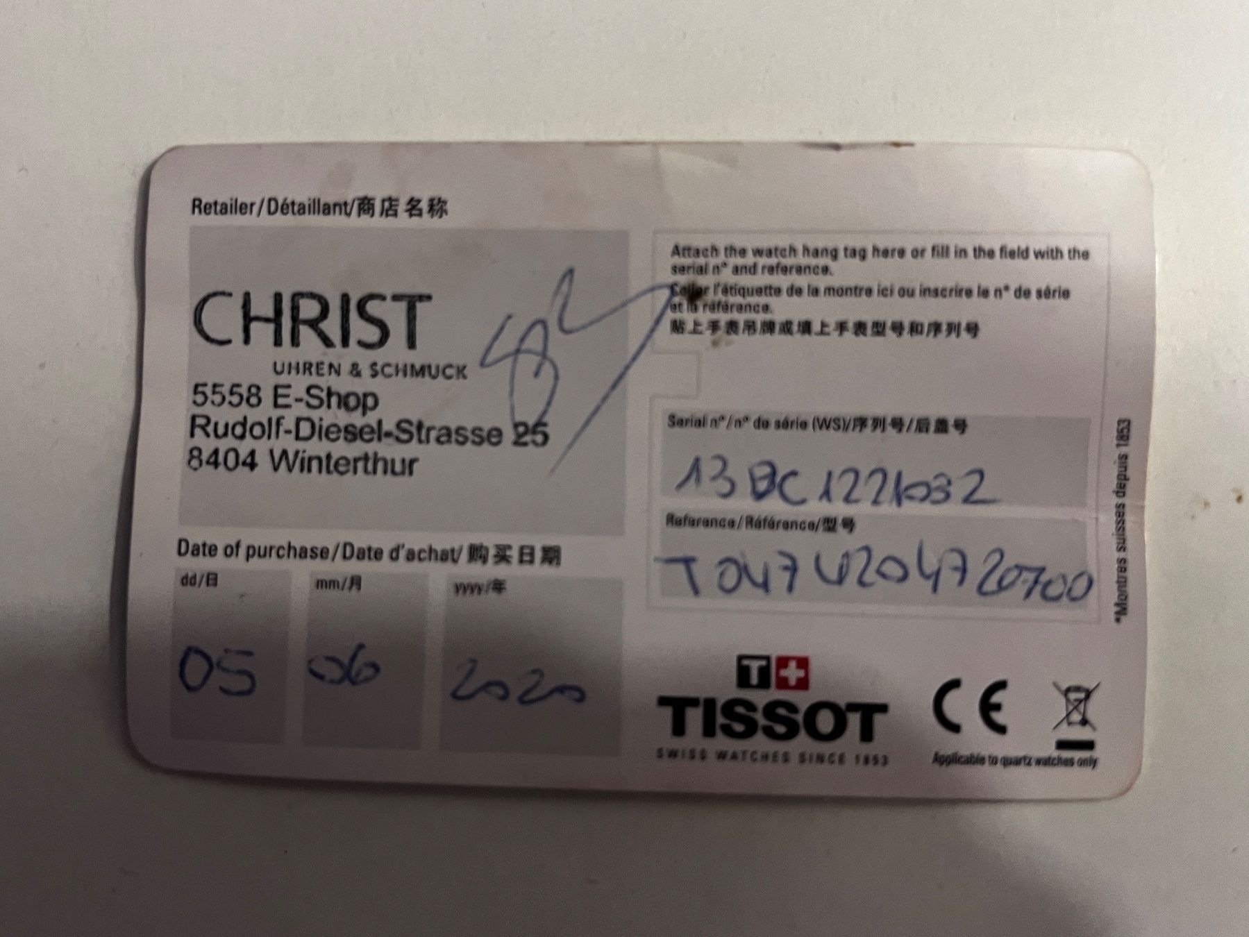 Tissot Orologi: Tissot T-toutch ll – Usato da Oberweningen venduto da Achille.3 2