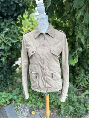 Just Cavalli Designer Jacke Vintage Beige Gr. M
