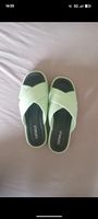 Sandalen Slippers Sommerschuhe Plateau Absatz in Mint