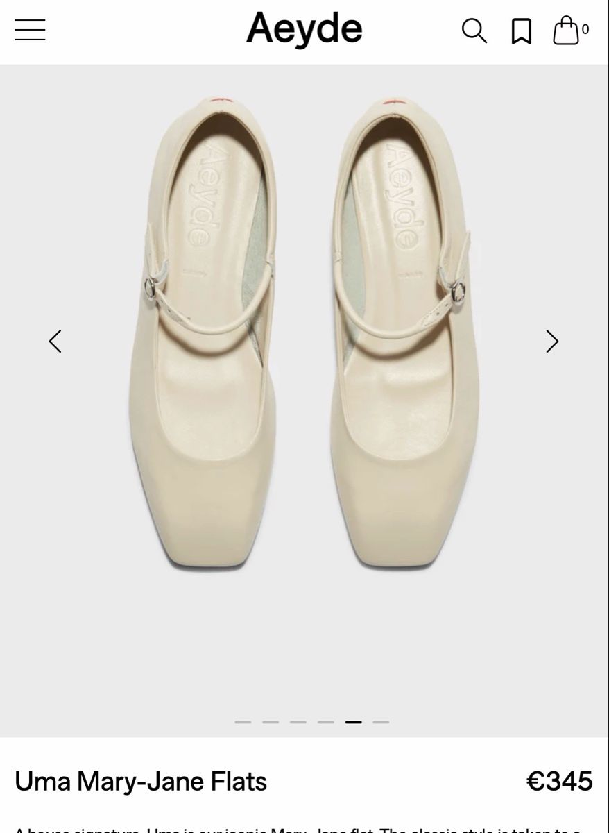 Scarpe da donna: Aeyde Uma Mary Jane 39 (40)  NP 360.- NEU – Nuovo e nell'imballaggio originale da Birmensdorf ZH venduto da elibela 8