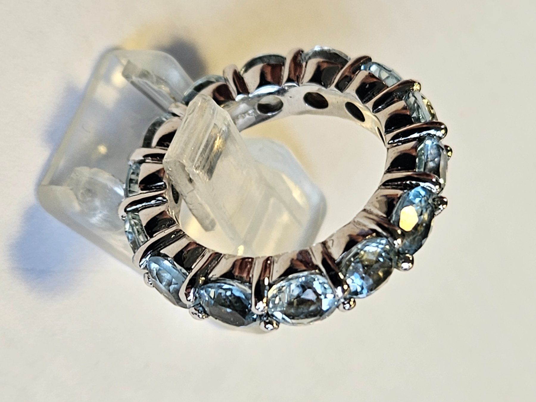 Ringe: Aquamarin Eternity Ring – Neu (gemäss Beschreibung) aus Zürich von Benedikt21 4