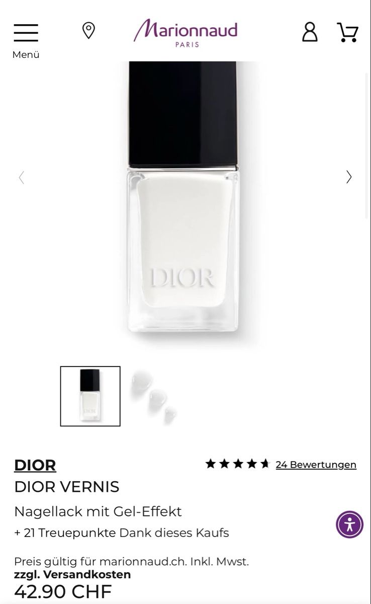 Dior Nagellack: DIOR DIOR VERNIS 007 Jasmin – Gebraucht aus Baden von Tiffany6878 2