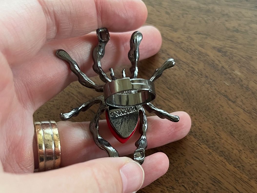 Anelli: Spinnen-Ring ( one Size), massiv – Nuovo e nell'imballaggio originale da Gams venduto da Mariawicca 8