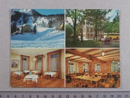 Werbe Faltkarte Hotel Kurhaus Oberbalmberg, Solothurn, Balm