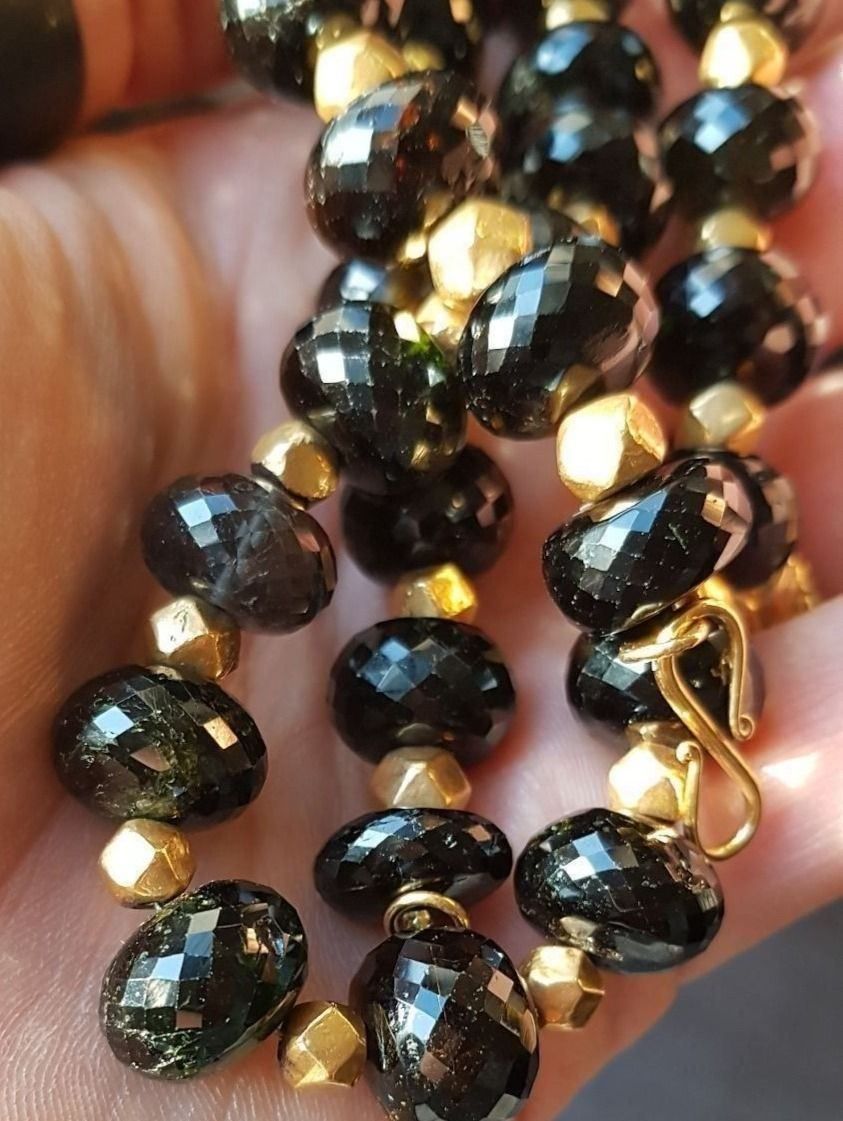 Catenine: Wunderschöne Turmalin Kette mit Gold – Nuovo (secondo la descrizione) da Unterägeri venduto da Altgoldschmuck 7