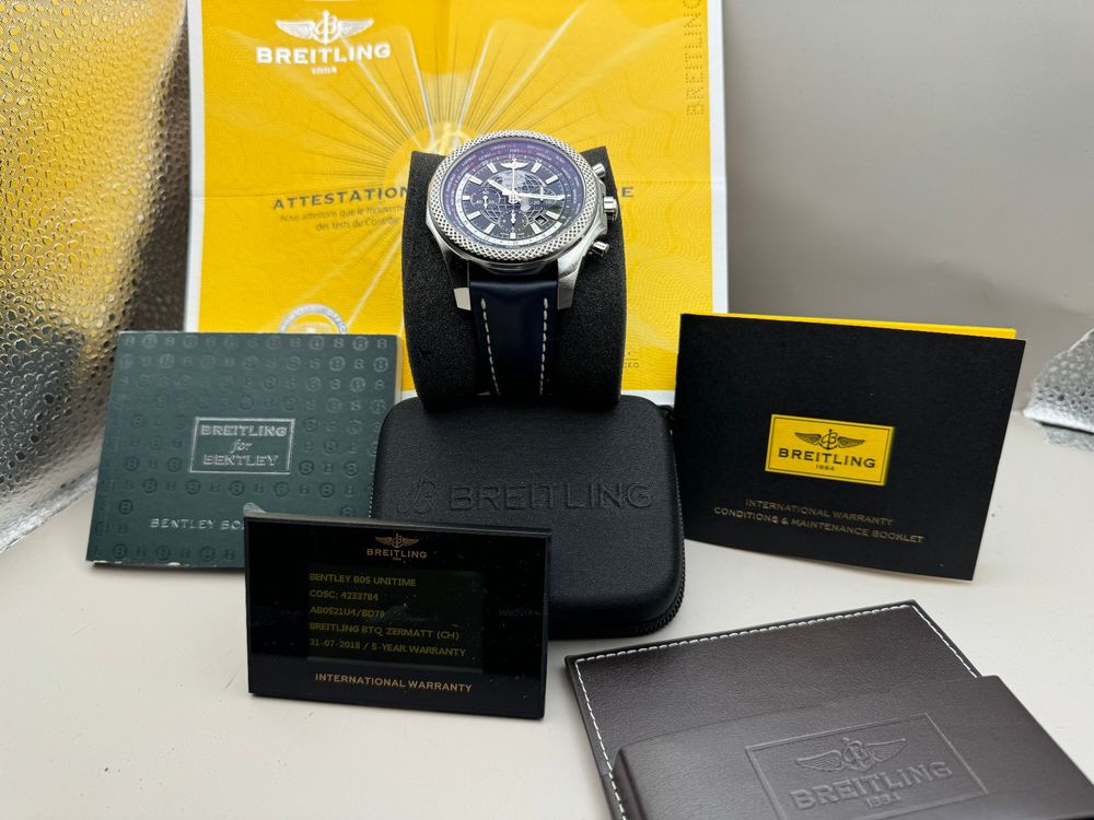 Breitling Bentley B05 Unitime Edelstahl 49mm Special Edition (Neuf