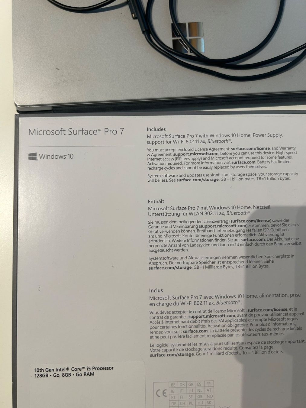 Microsoft Notebook: Microsoft Surface Pro 7 – Usato da Unterlangenegg venduto da Thl_2072 4