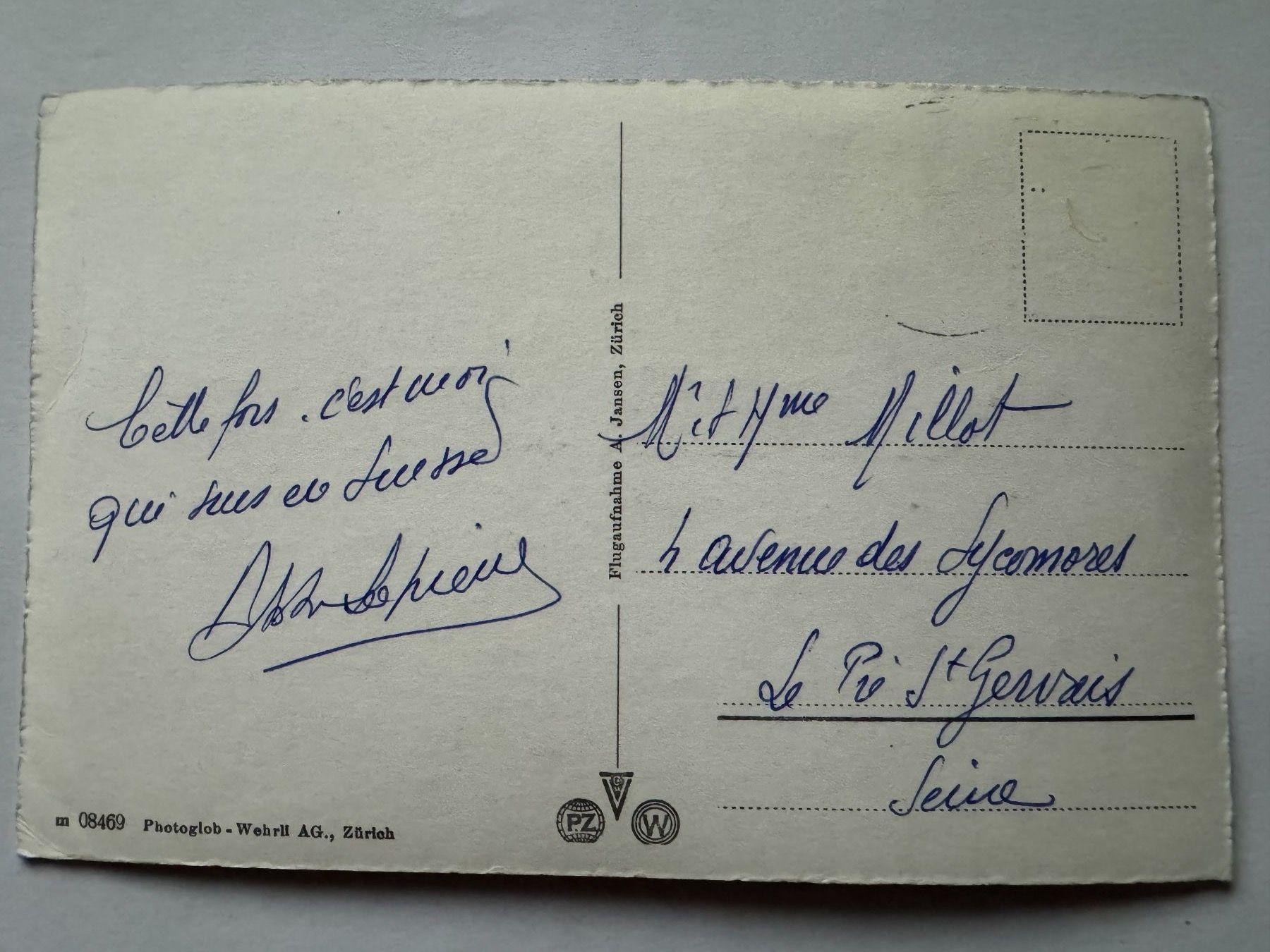 Cartoline postali: KLOSTER FAHR  - Ansichtskarte – Usato da Tegerfelden venduto da siebenmacky 1