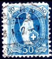 STEHENDE HELVETIA - SBK 70C - ERHALT SIEHE SCAN - DD252