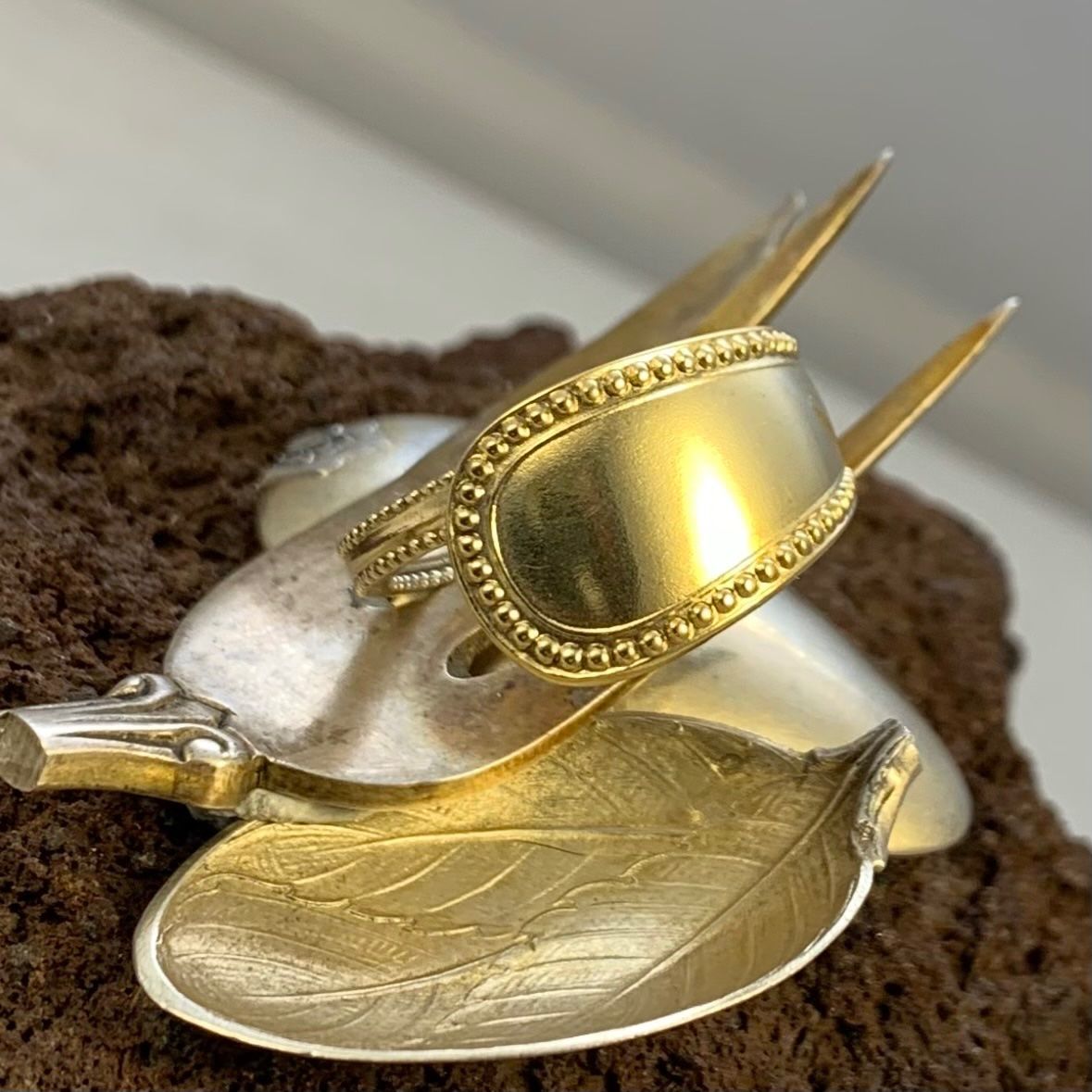 Anelli: Silberring Goldener Hauch Gr.60 – Nuovo (secondo la descrizione) da Thun venduto da Svonskj 4