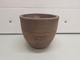 Blumentopf; Übertopf, Topf braun