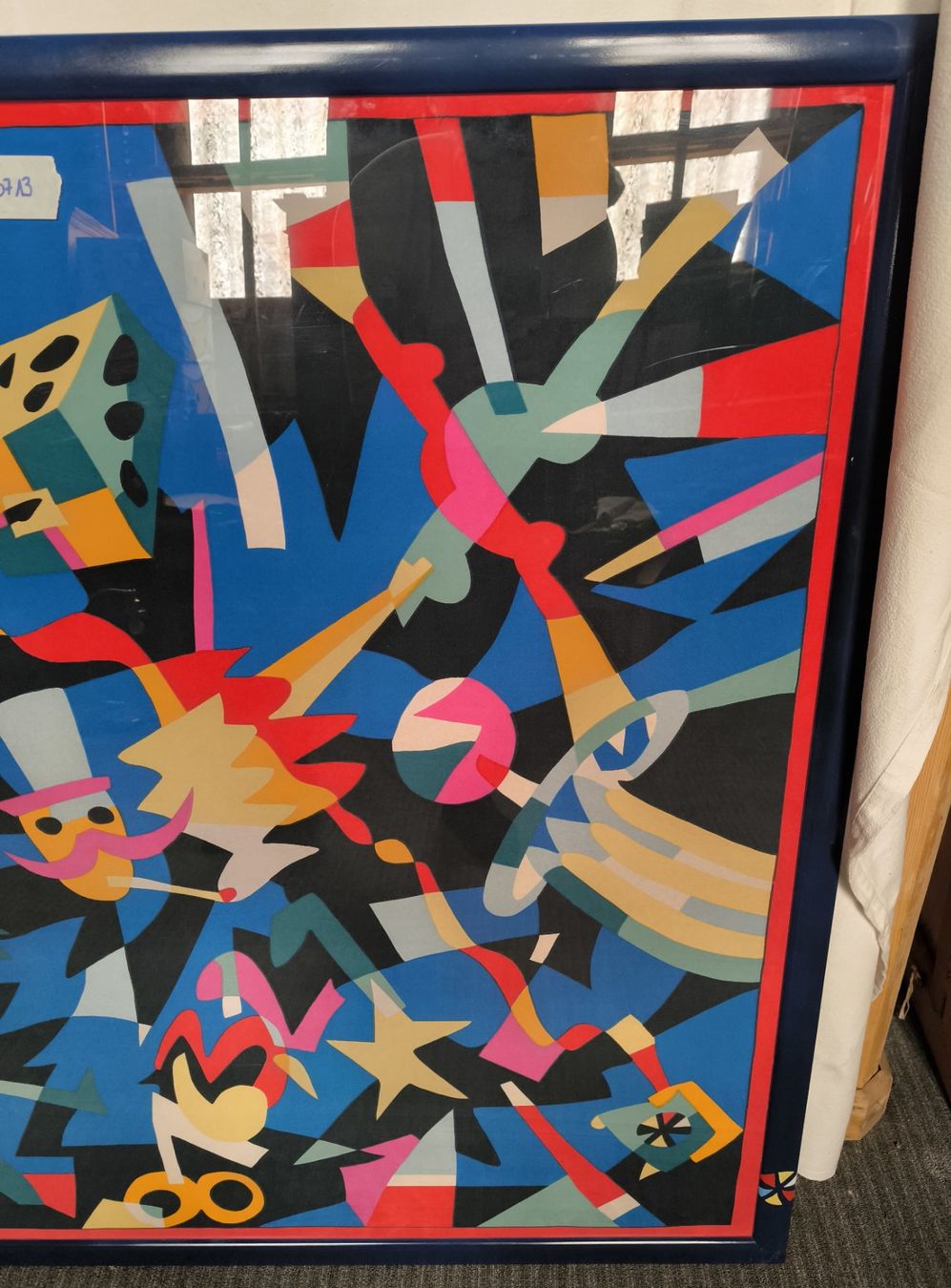 Foto & Immagini: Kunstdruck / Siebdruck auf Basis eines Seidenfoulards – Usato da Rorschacherberg venduto da snOOpydOg11 3