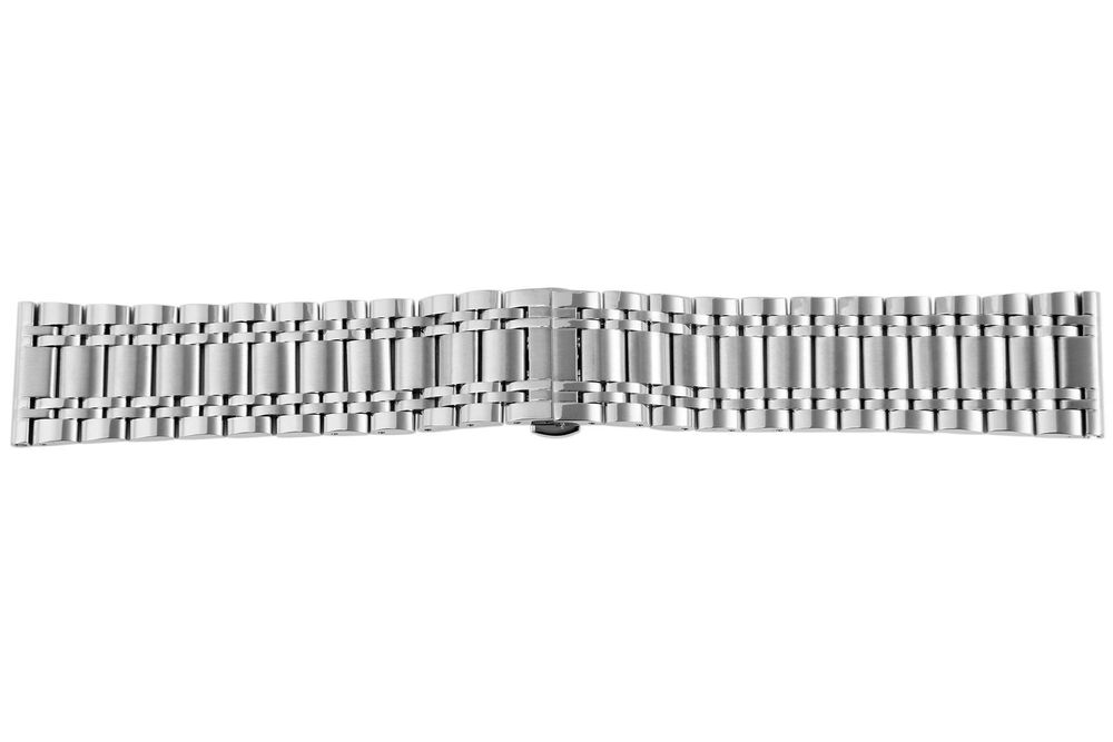 Bracciali & Braccialetti: Uhrenband Edelstahl Butterflyschliesse 24mm 316L Edelstahl – Nuovo e nell'imballaggio originale da Wittenbach venduto da uhrenzubehoer24 1