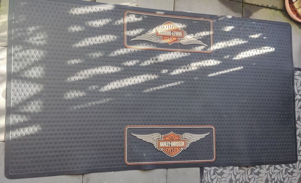 Werkstattmatte / Motorradunterlage Harley Davidson
