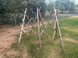 Heuheinze 3 Stk für Gartendeko - Rankhilfe