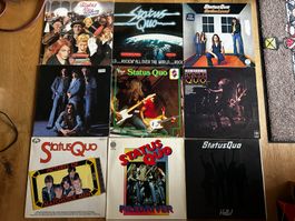 LP Vinyl Status Quo Sammlung 2, 9 Alben top
