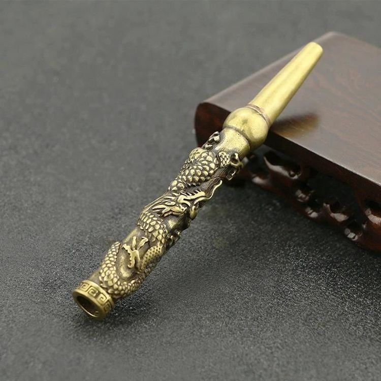 Sigari: ✅ NEU Retro Drache Messing Zigarettenspitze – Nuovo e nell'imballaggio originale da Wittenbach venduto da ChinaSeidenstrasse 2