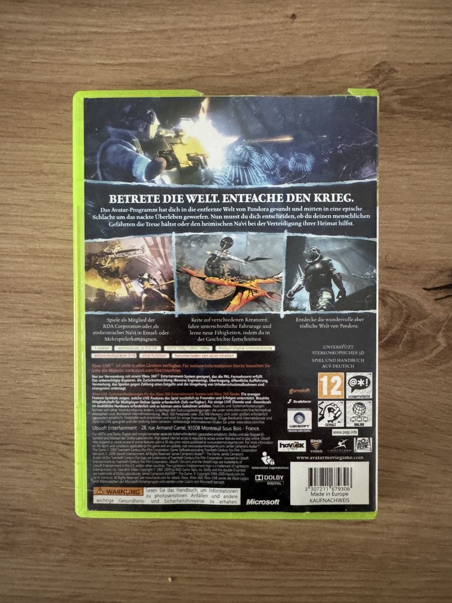 Microsoft Giochi: Xbox 360 Spiel - James Cameron's Avatar – Usato da Biberist venduto da etesummer 1