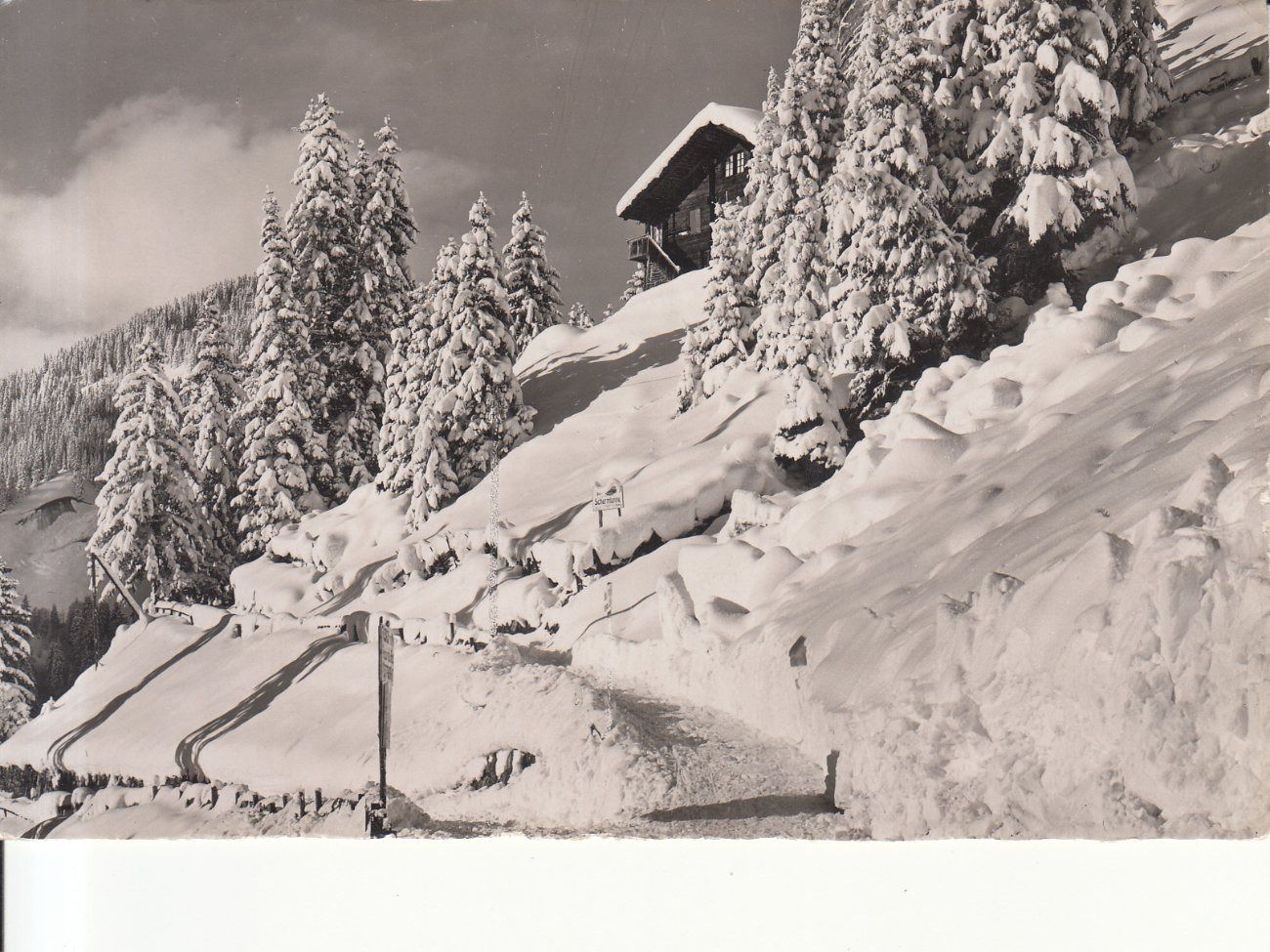 Cartoline postali: Adelboden Fluhhüsli ca. 1950 – Usato da Bürglen TG venduto da StampGraf