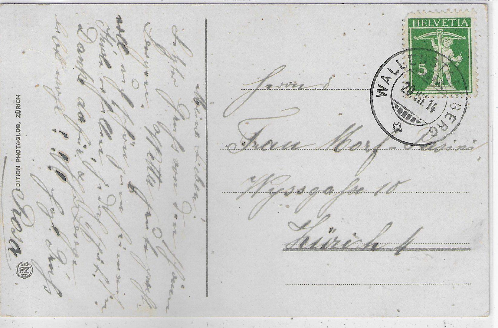 Cartoline postali: Transport im Gebirge - Litho – Usato da Ettingen venduto da Kartenplanet 1