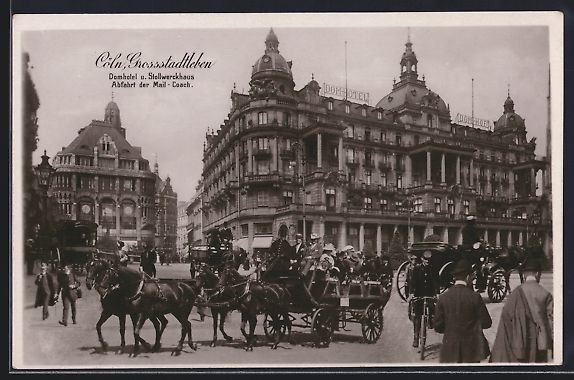 Cartes postales: Köln, Geschäftiges Grossstadtleben vor – D'occasion à Berlin par bartko-reher