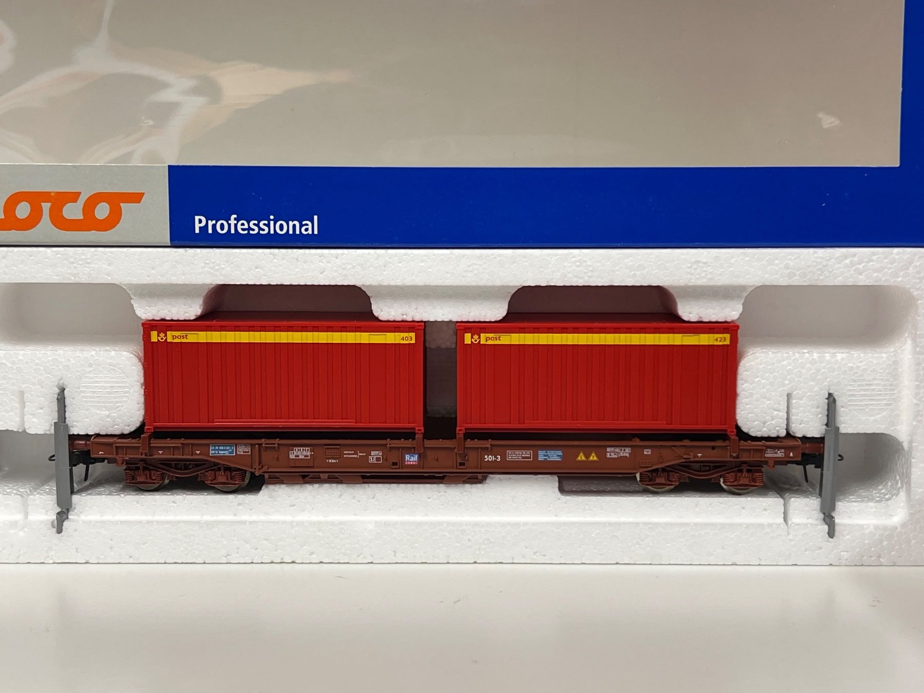 Roco Modellini di ferrovie: Roco 47637 SJ Post  H0 DC – Nuovo e nell'imballaggio originale da Neuenhof venduto da ludovicco 1