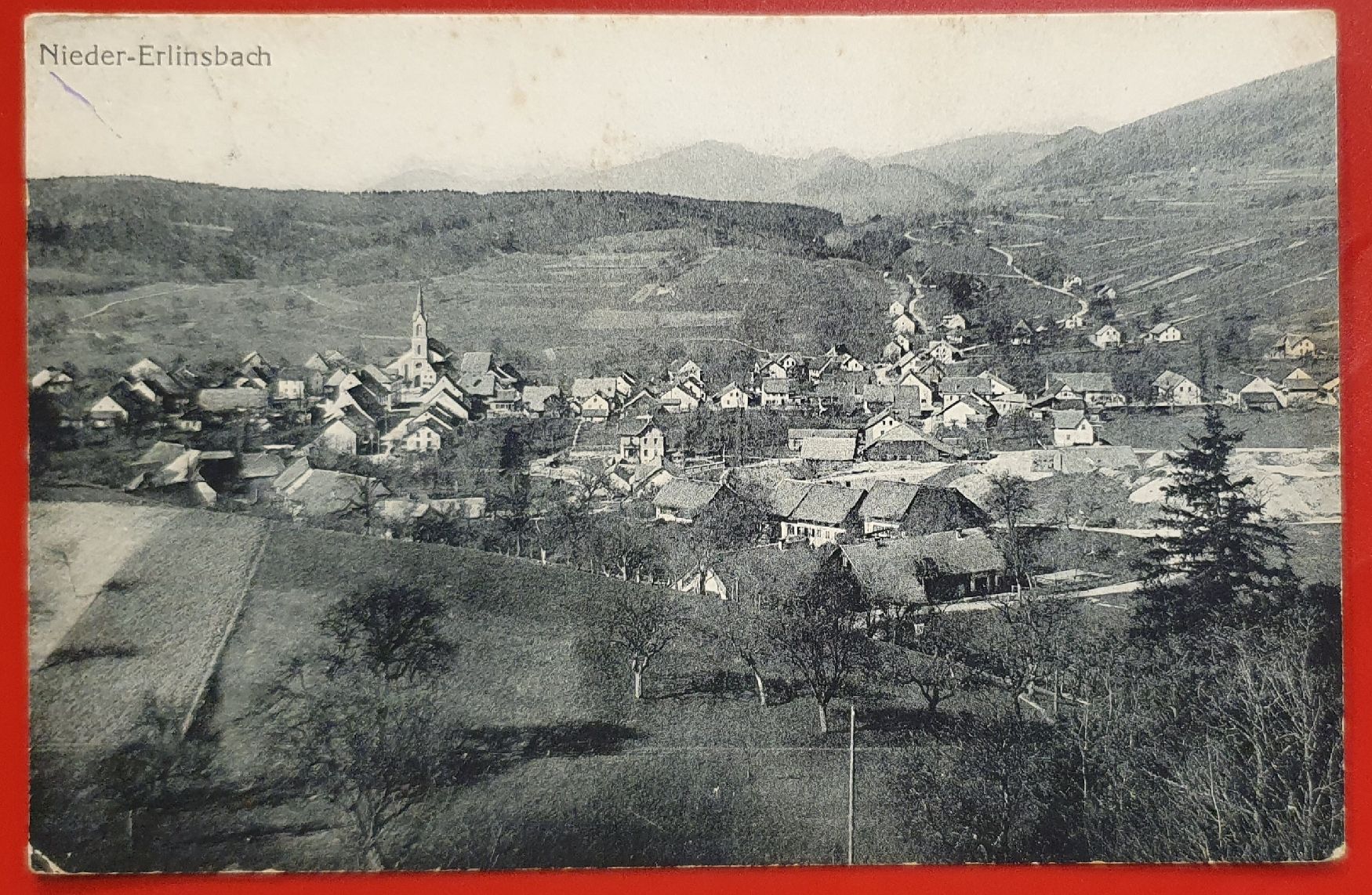 Cartoline postali: Niedererlinsbach – Usato da Kreuzlingen venduto da Rschweiz1