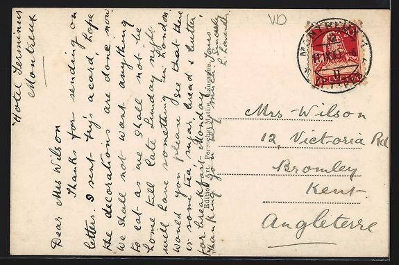 Cartoline postali: AK Montreux, La Plage, 1930 – Usato da Berlin venduto da bartko-reher 1