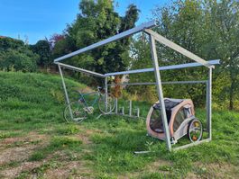 Top Velounterstand Fahrradunterstand für 8 - 10 Velo