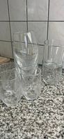 Gläser Set 9 Stk. Glas transparent guter Zustand