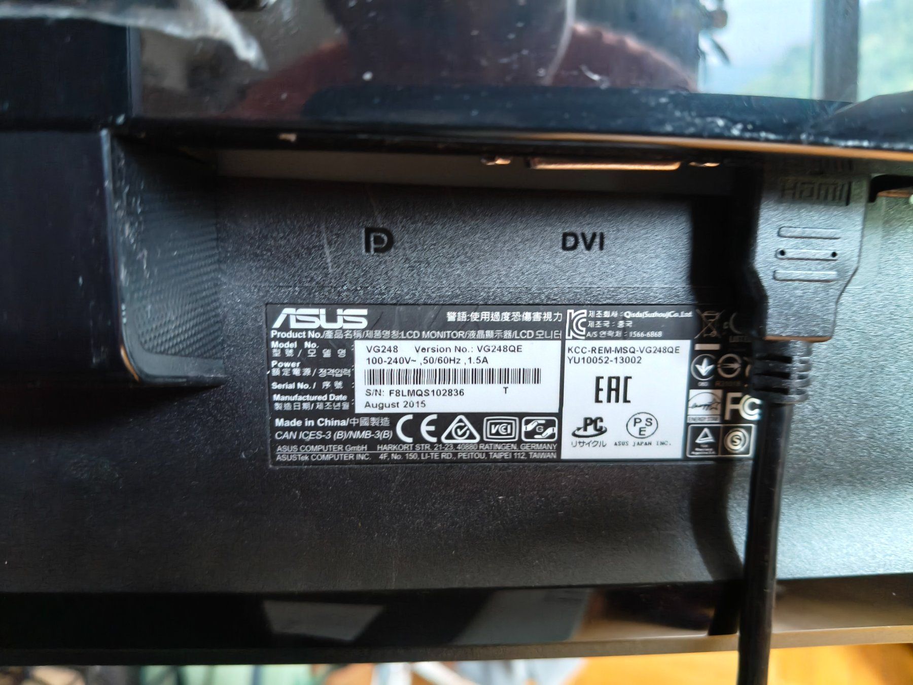 Asus Monitor: Monitor ASUS VG248QE – Usato da Chernex venduto da Lama1822 3