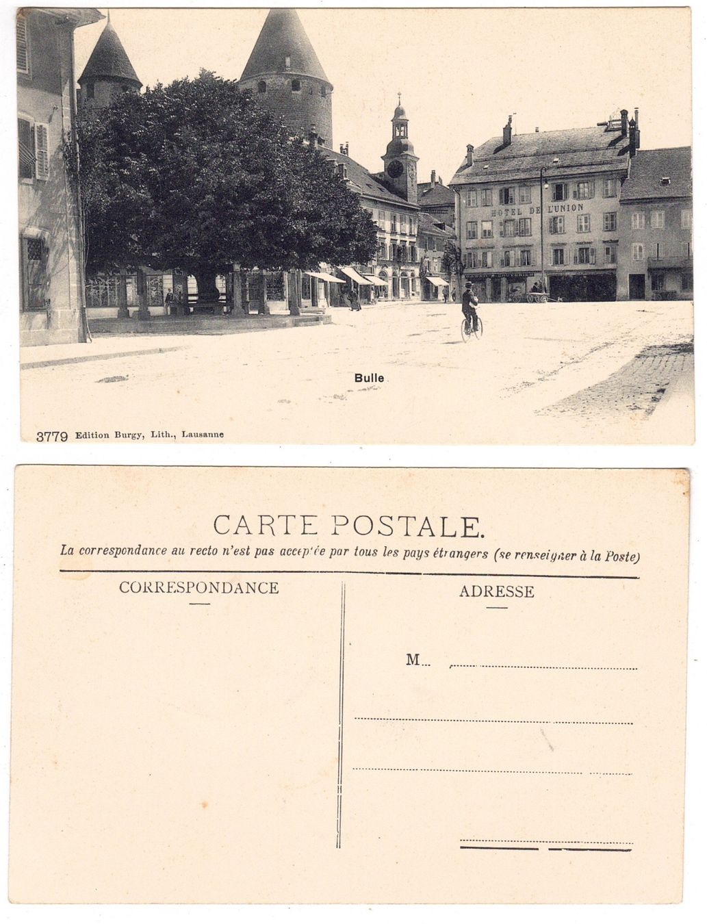 Cartoline postali: Bulle – Usato da La Tour-de-Peilz venduto da amjust