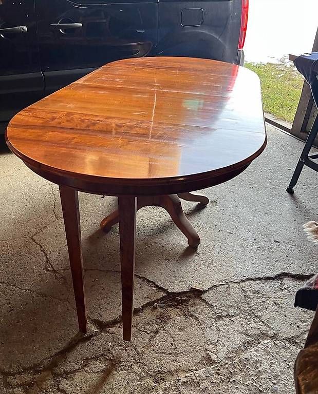 Tische: Table Louis Philippe à rallonges – Gebraucht aus Arnex-sur-Orbe von Tutu1037 4