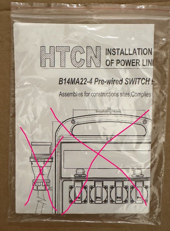 Elektrotechnik: Pied pour boîte de distribution HTCN B14MA22-4 – Gebraucht aus Morges von jjoo 2