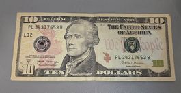 10 Usa Dlllar Hamilton - Serie L12 2017