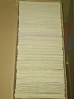 X 100 FDC 4er Block Belege 