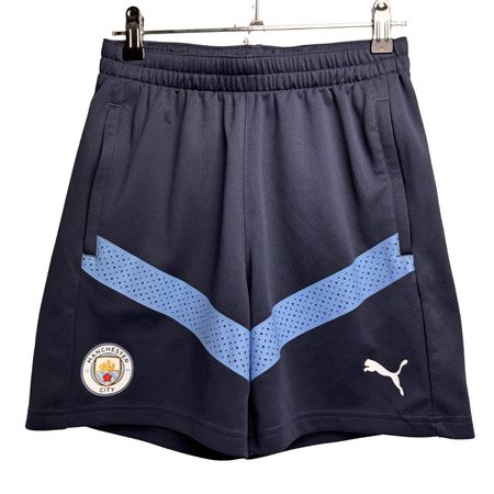 Puma Manchester City Shorts dunkelblau Kinder 164
